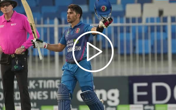 [Watch] KKR's Rahmanullah Gurbaz Celebrates Landmark Ton For AFG Before IPL 2024